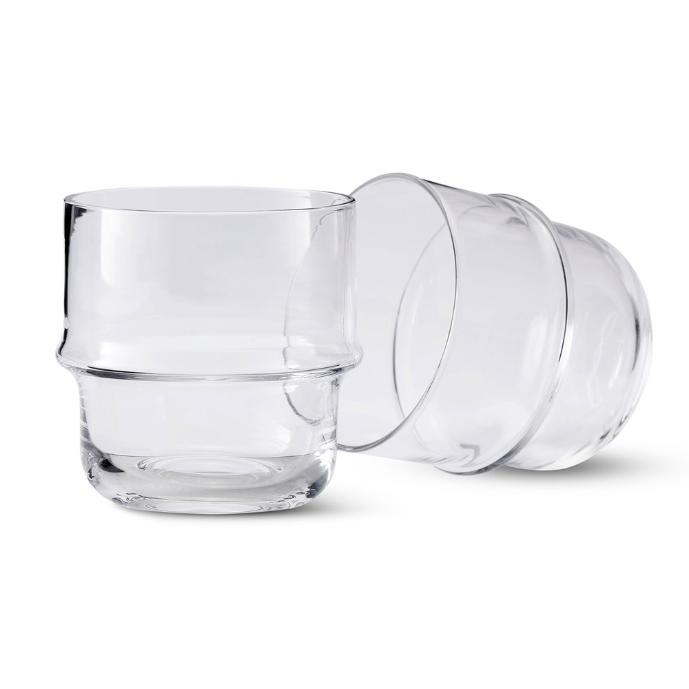 Unda Pair of tumblers, Clear-0