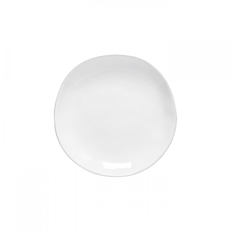 Livia Set of 6 Salad/Dessert Plates, D22cm, Gloss White-0