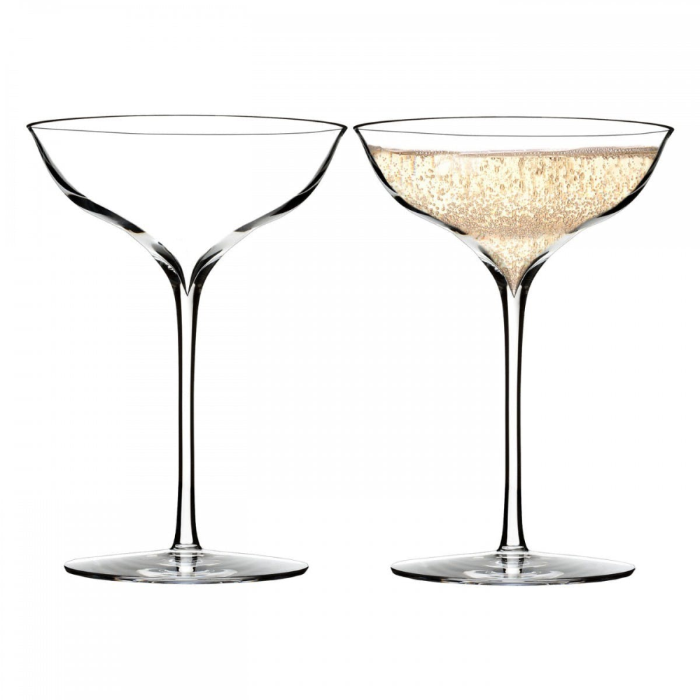 Elegance Collection Pair of champagne belle coupes-0