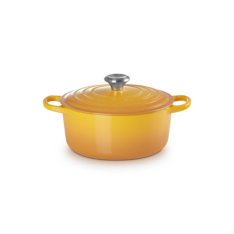 Signature Cast Iron Round Casserole, 24cm, Nectar-0