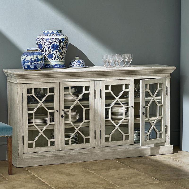 Drummond Sideboard, W180 x D42 x H96cm, Flannel Grey-1