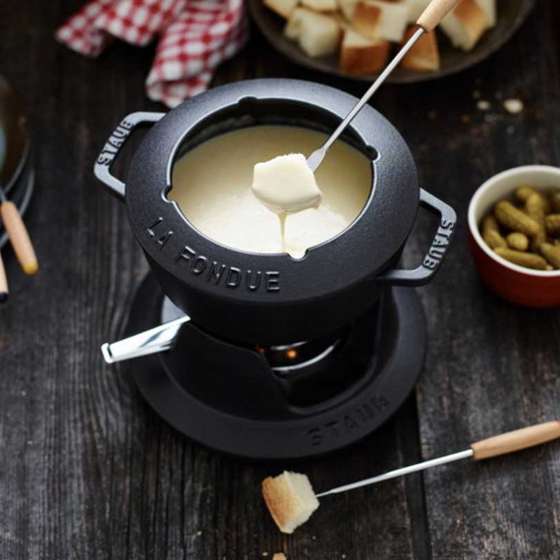 Fondue set, 16cm, Black-0