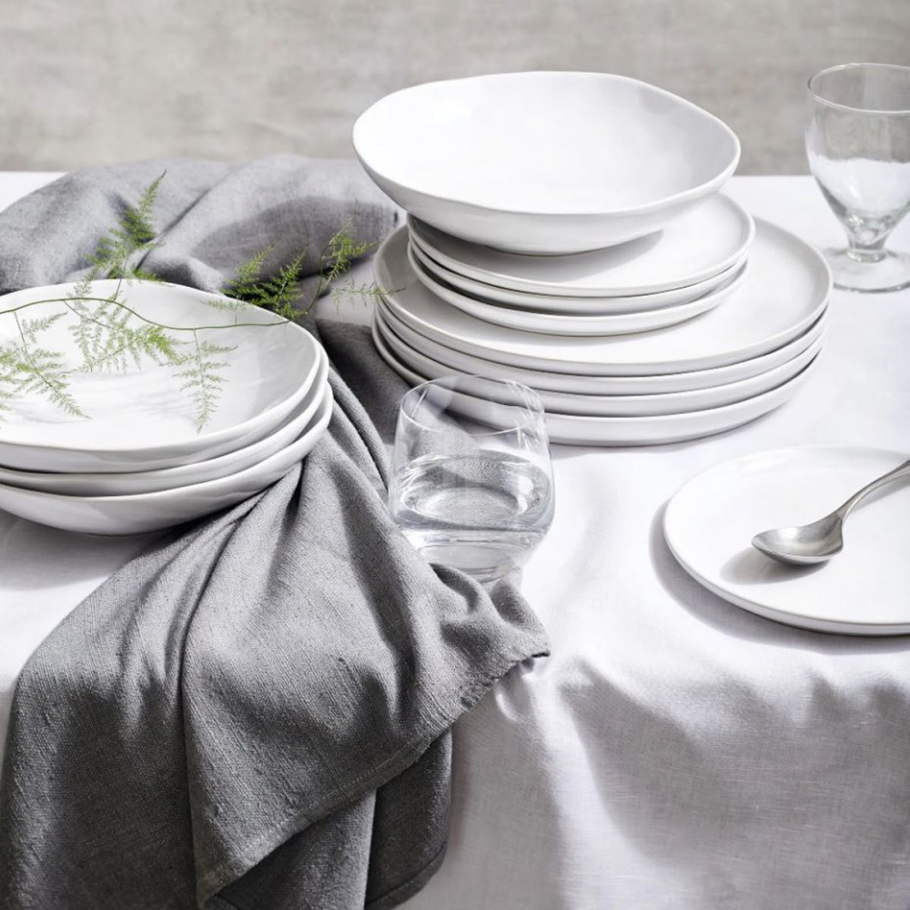 Portobello 12 piece dinner set, White-0