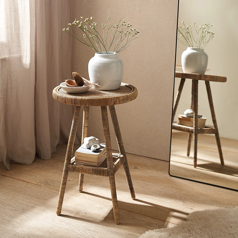 Cartmel Side Table, H57cm, Natural-0