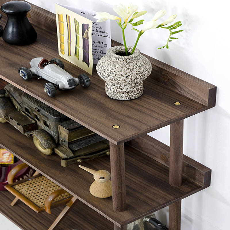 Platform 3 Shelf, H64 x W100cm, Walnut-5