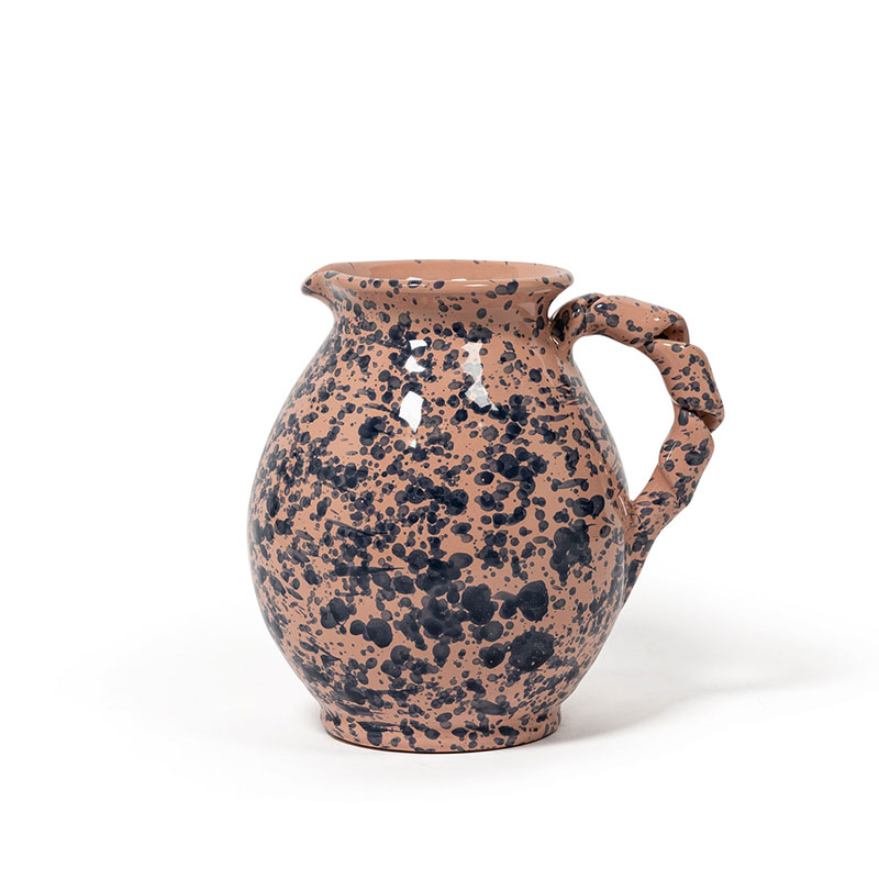 Splatter Jug, 2L, Blue and Pink-1