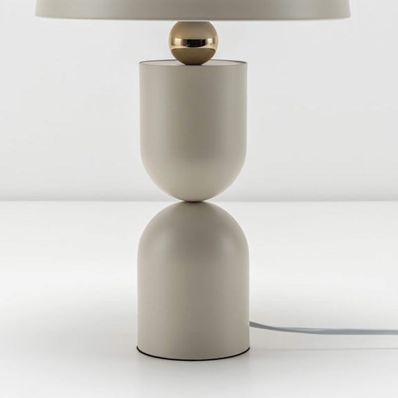 Dome Mushroom Table Lamp, H39cm, Sand-2