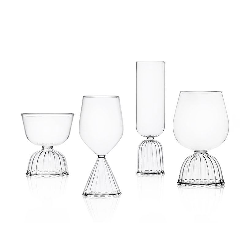 Tutu Bowl/Water Glass, 280ml, Clear-2