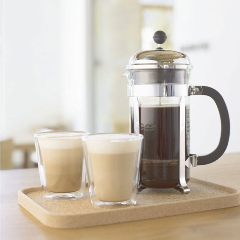 Canteen Double Walled Set of 2 Medium Mugs, 200ml, Clear-2