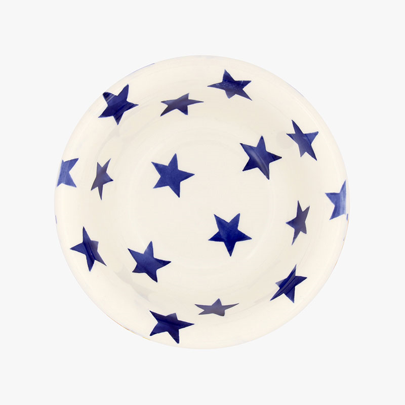 Blue Star Cereal Bowl, D16.5cm, Cream-1