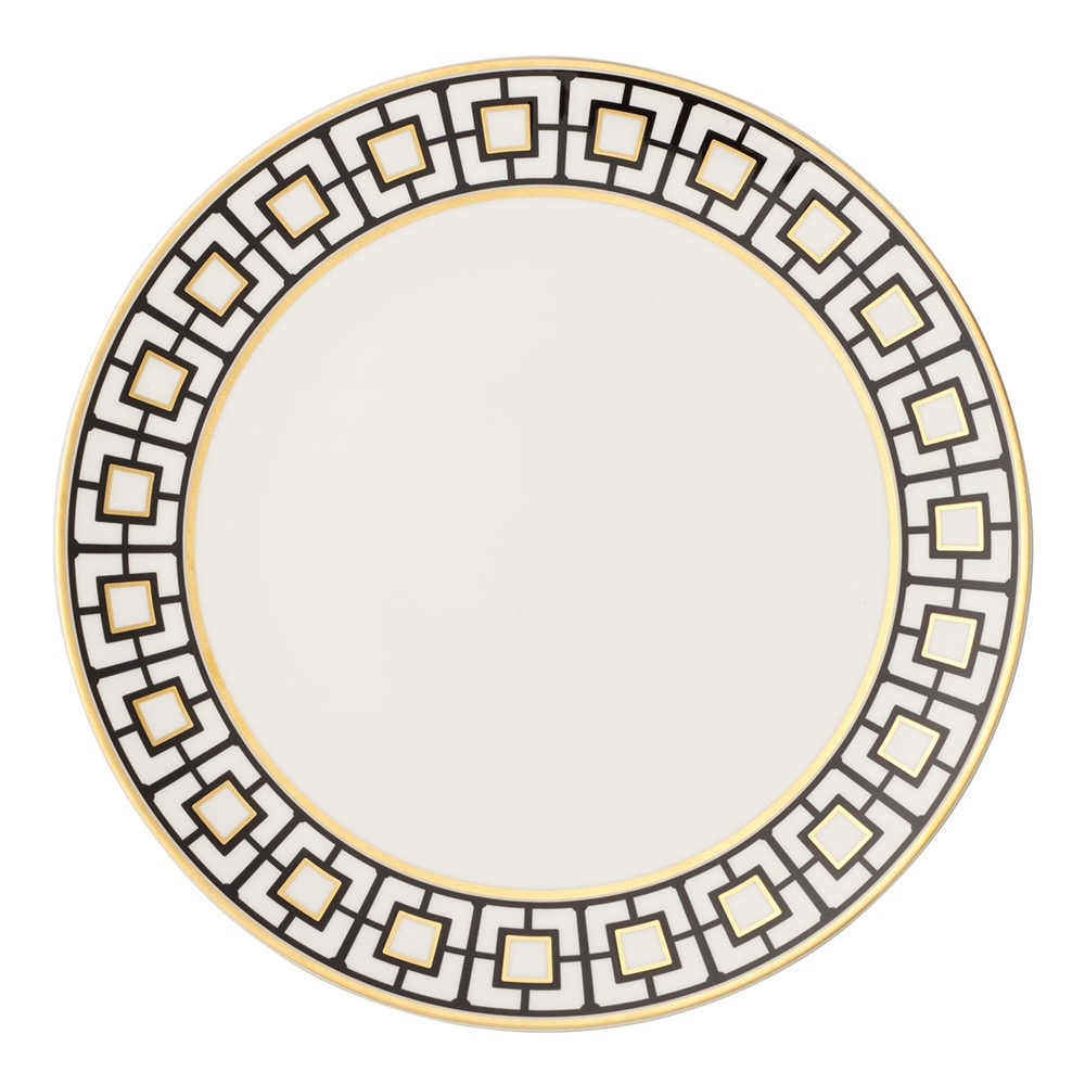 MetroChic Dinner Plate, D27cm, gold/multi-0