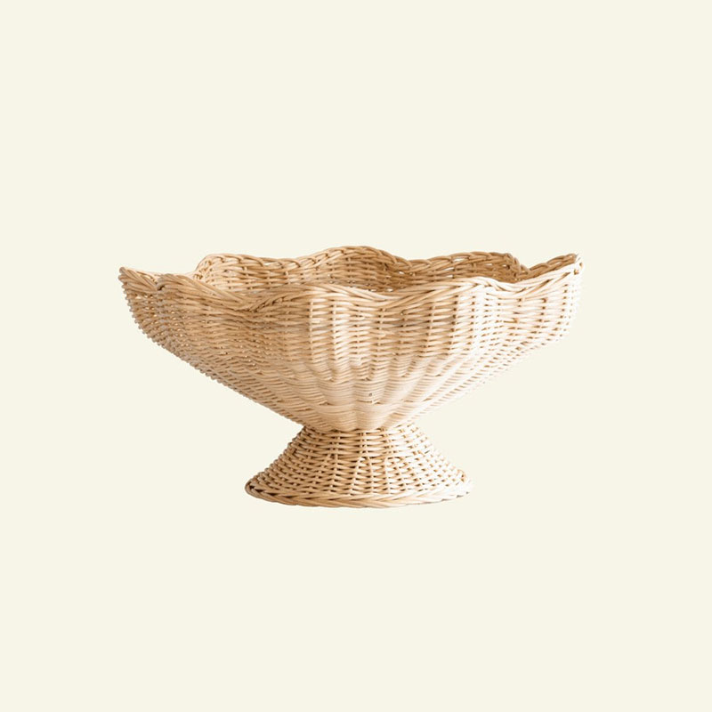 Kishni Rattan Fruit Bowl, Natural-1