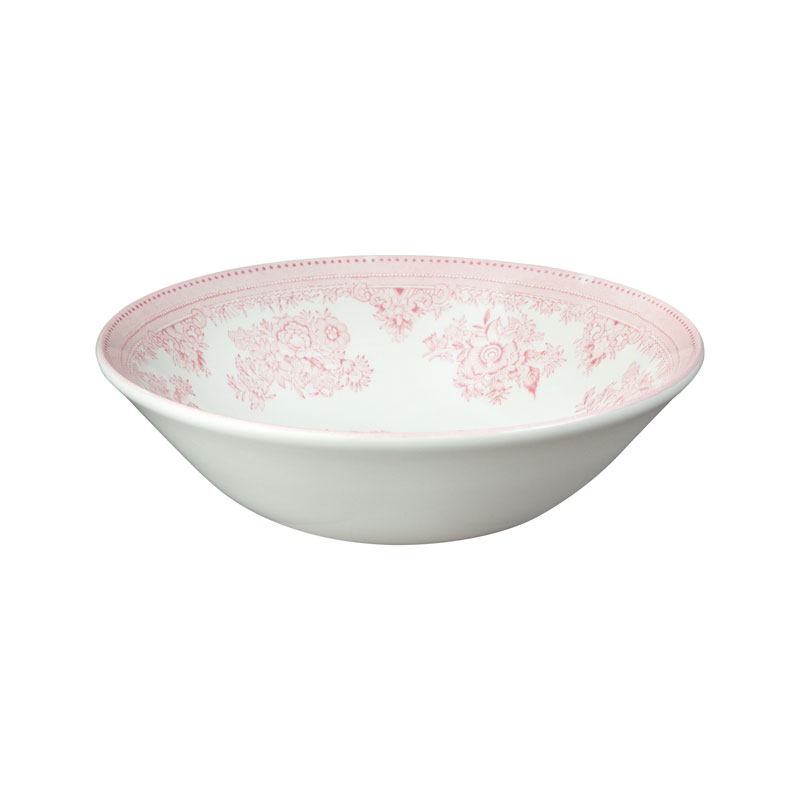 Asiatic Pheasants Cereal Bowl, D16cm, Pink-0