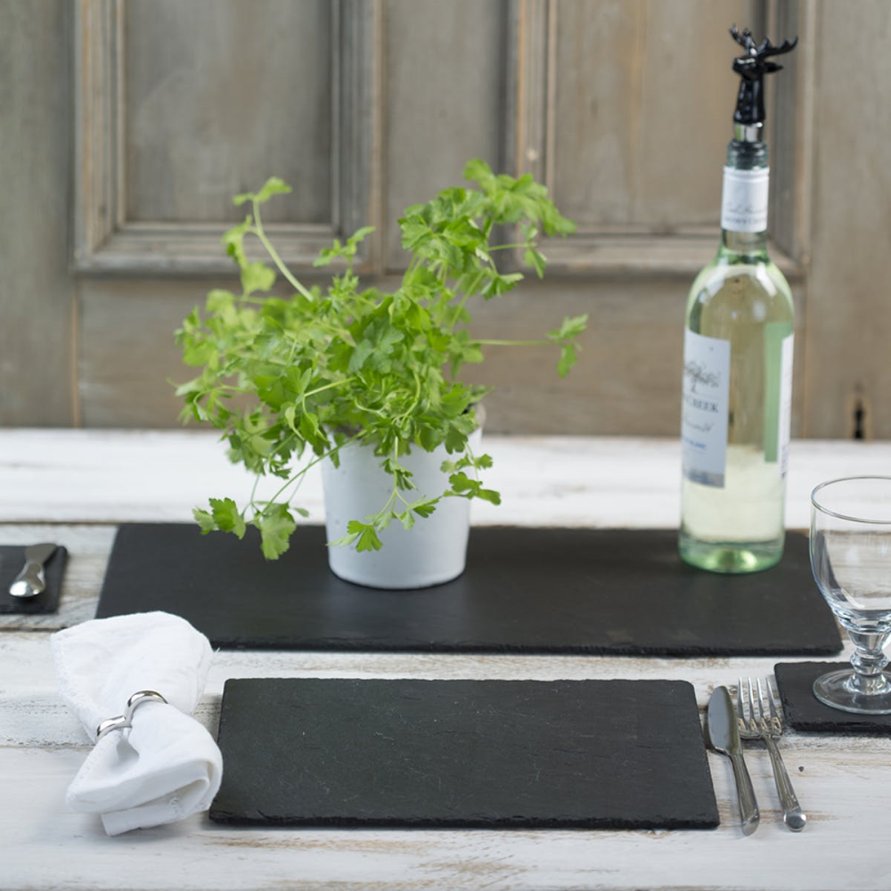 Table runner, 50 x 25cm, Slate-3