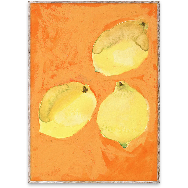 Lemon Print, 30 x 40cm, Multi-1