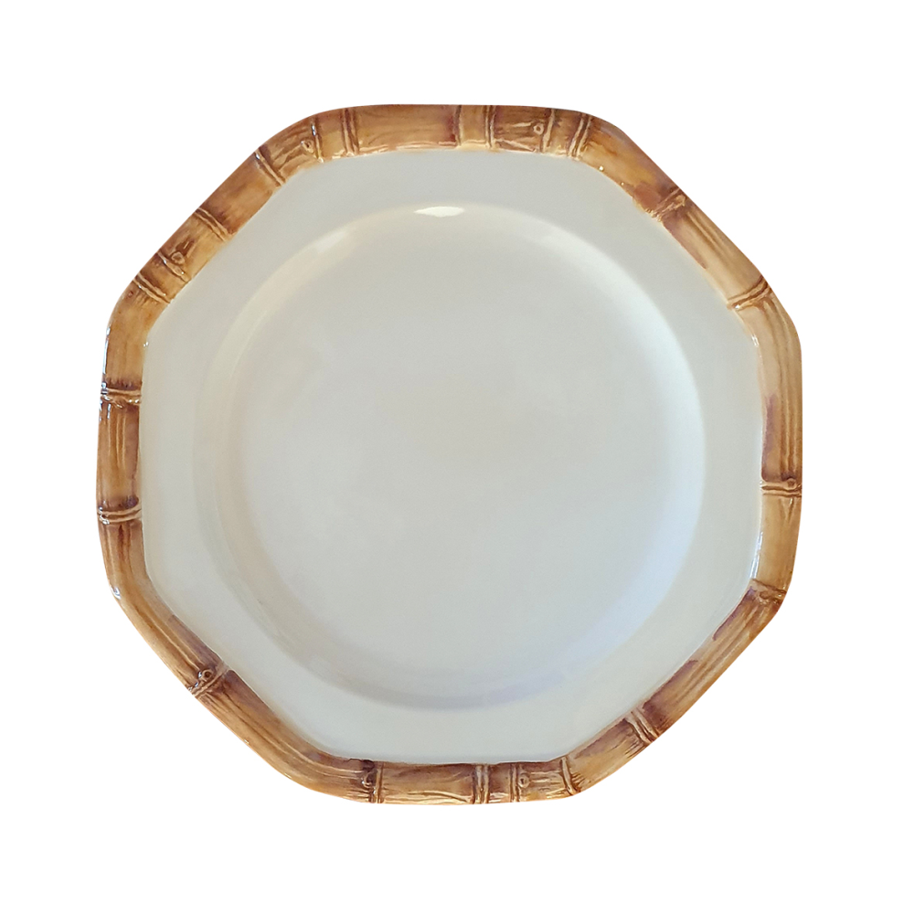 Bamboo Plate, D21cm, Natural-0