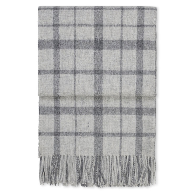 Tweed Throw, H130 x W190cm, Grey-1