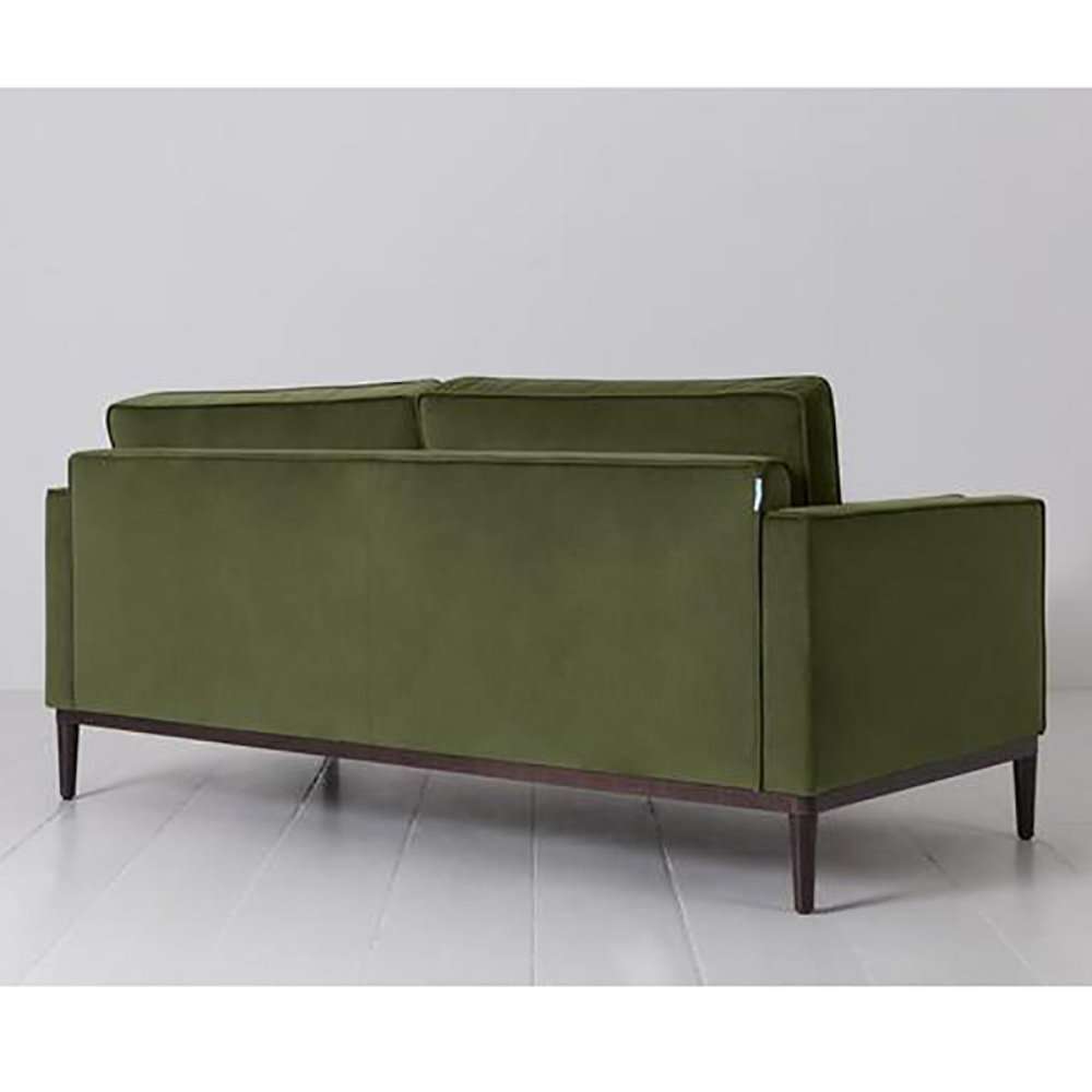 Model 02 2 Seater Velvet Sofa, Vine-2