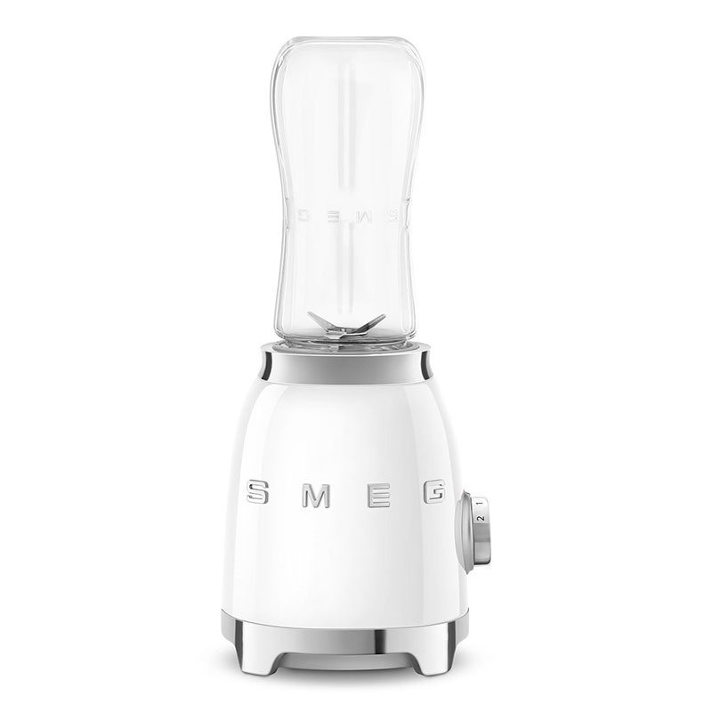 50's Style Mini Blender & Smoothie Maker, 600ml, White-0