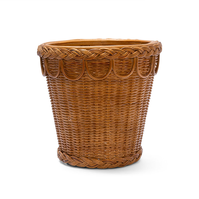 Rattan Plant pot, D18cm, Natural Rattan-4