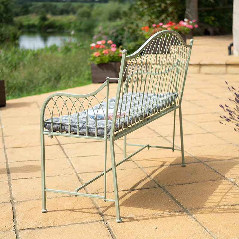 Hampton Bench, Soft Green-2