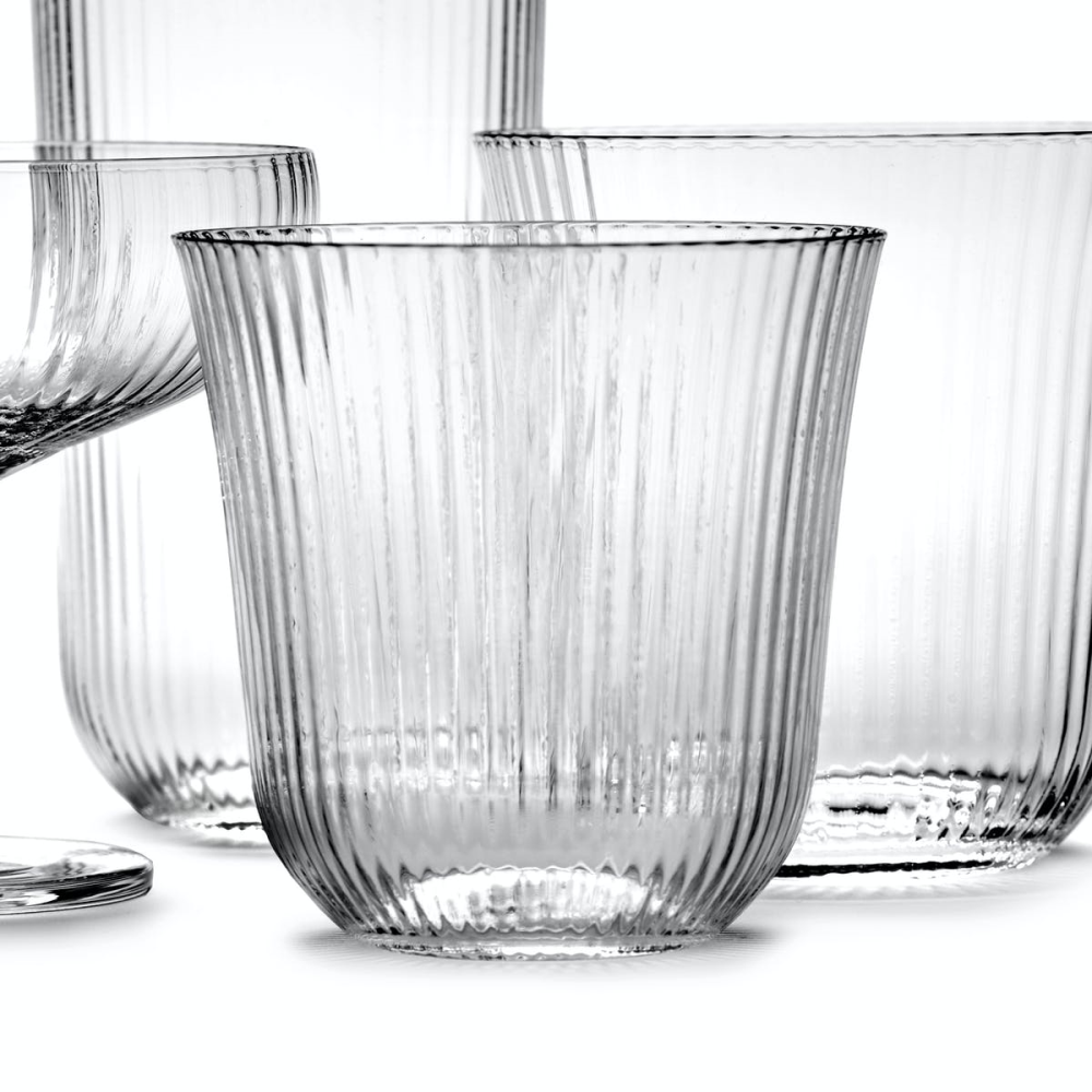 Inku, Set of 4 Tumblers, Clear-1