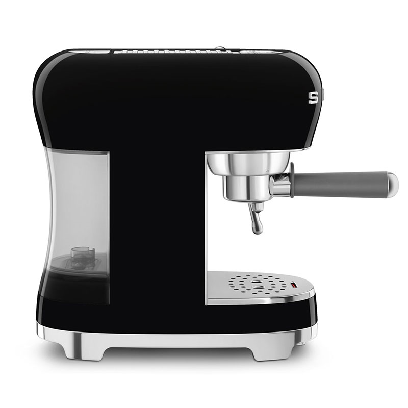 50's Style Espresso Coffee Machine, Black-5