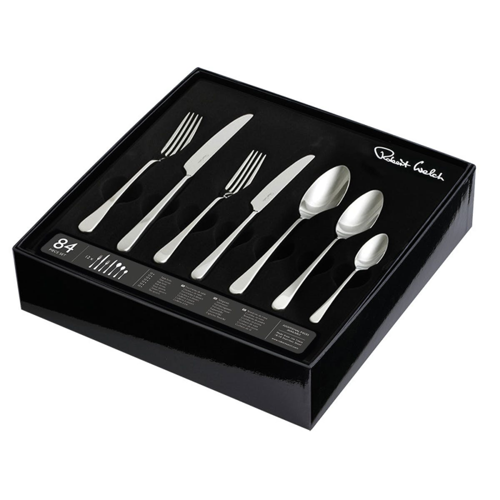 Iona Bright 84 piece cutlery set, Stainless Steel-1