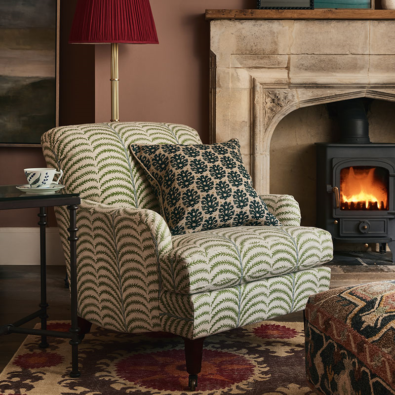 Coleridge Armchair, Putting Green-1