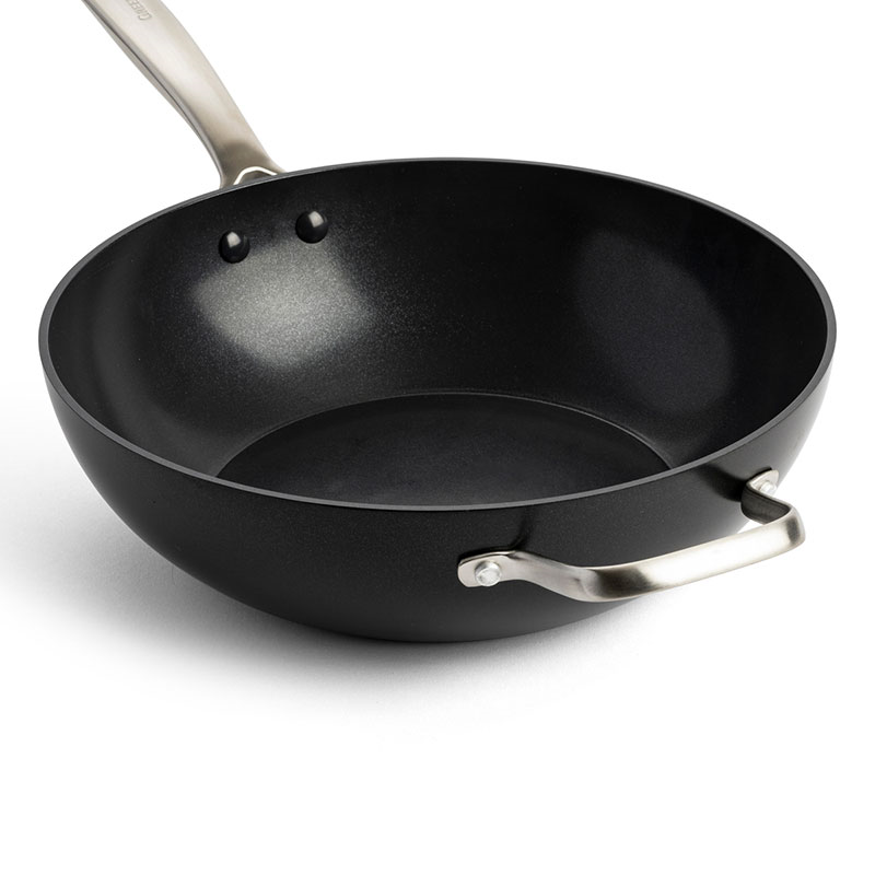 Copenhagen Non-Stick Wok, 30, Black-3