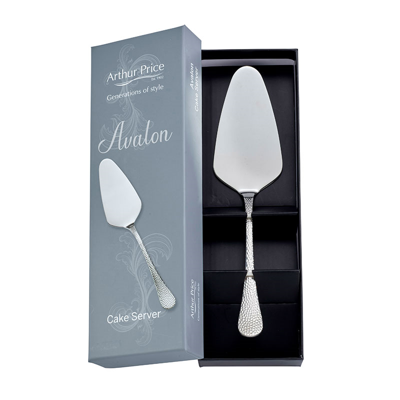 Avalon Cake Server, L24.5cm, Stainless Steel-0