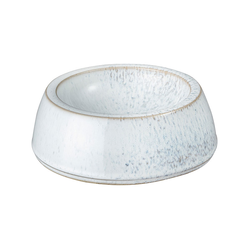 Kiln Pet Bowl, D17 x H6cm, Chalk-0