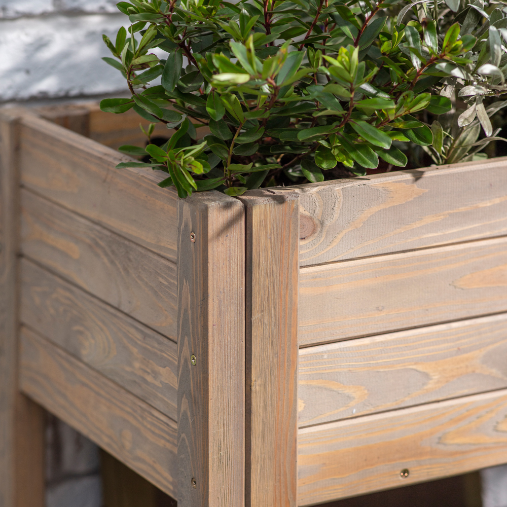 Foxmore Raised Planter, 39cm, Pine-4