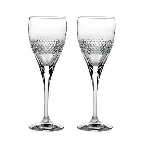 Diamonds Pair of port glasses, H178mm-0