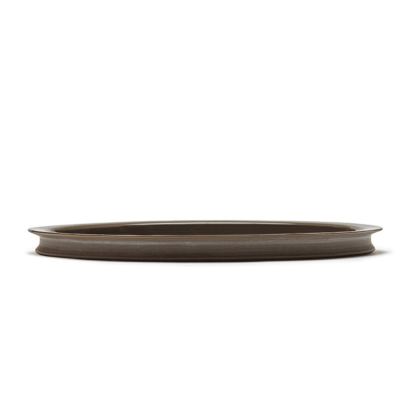 Dune Dinner Plate, D28cm, Slate-3