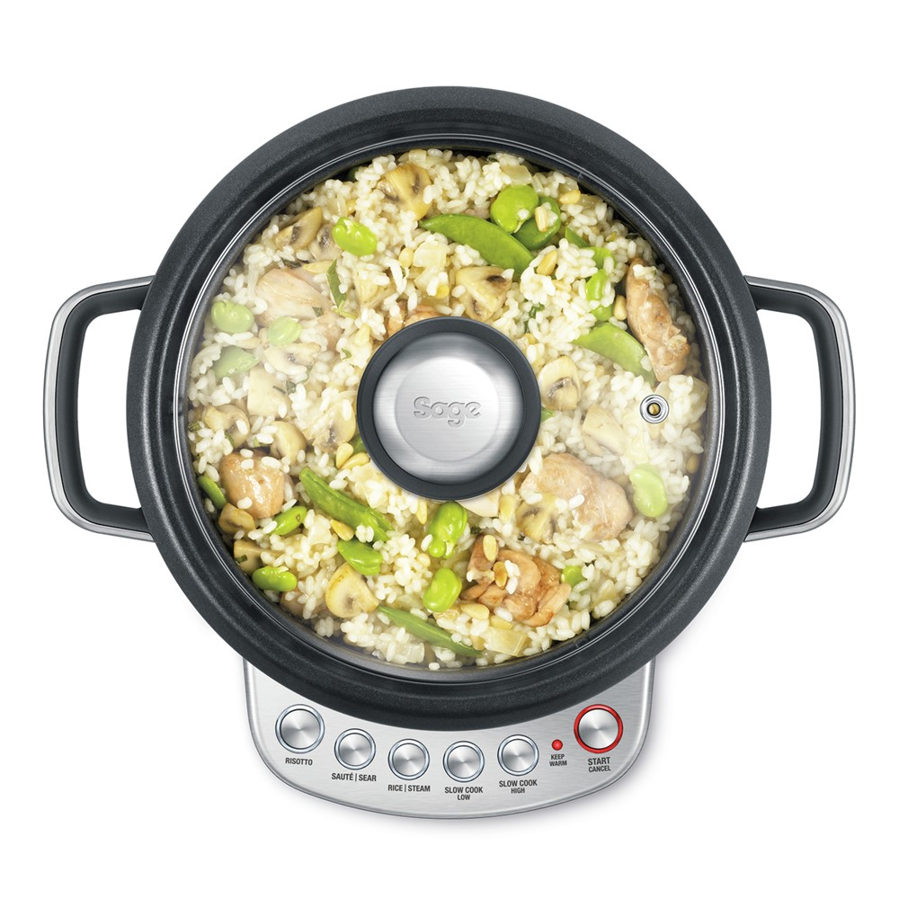 The Risotto Plus Multi cooker, 3.7 litre, Stainless Steel-1