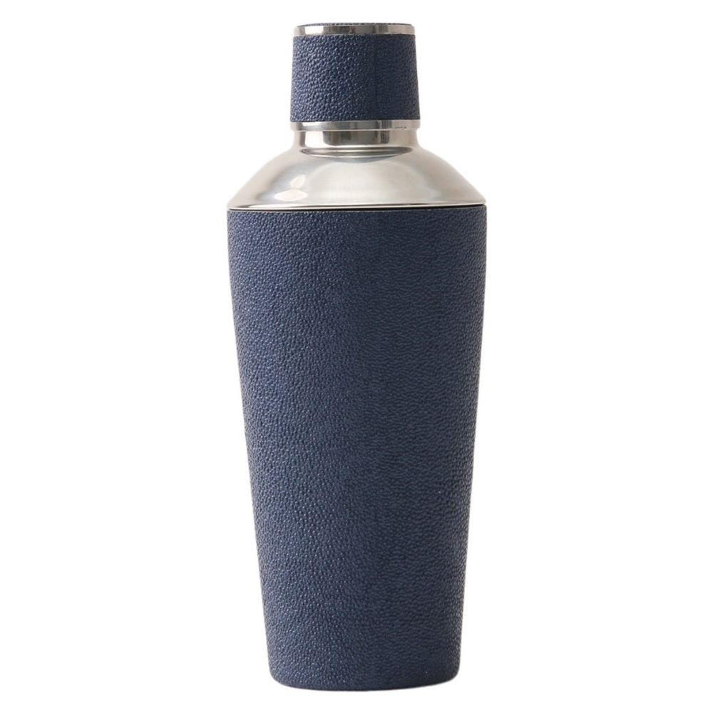 Cocktail Shaker, Nile Blue Shagreen-0