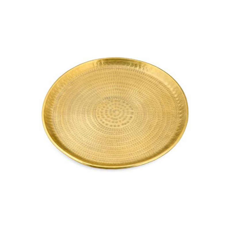 Mahika Tray, D54.5cm, Brass-1