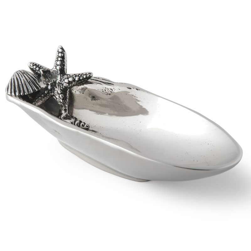 Seashore Dish, L22 x W9cm, Silver-0