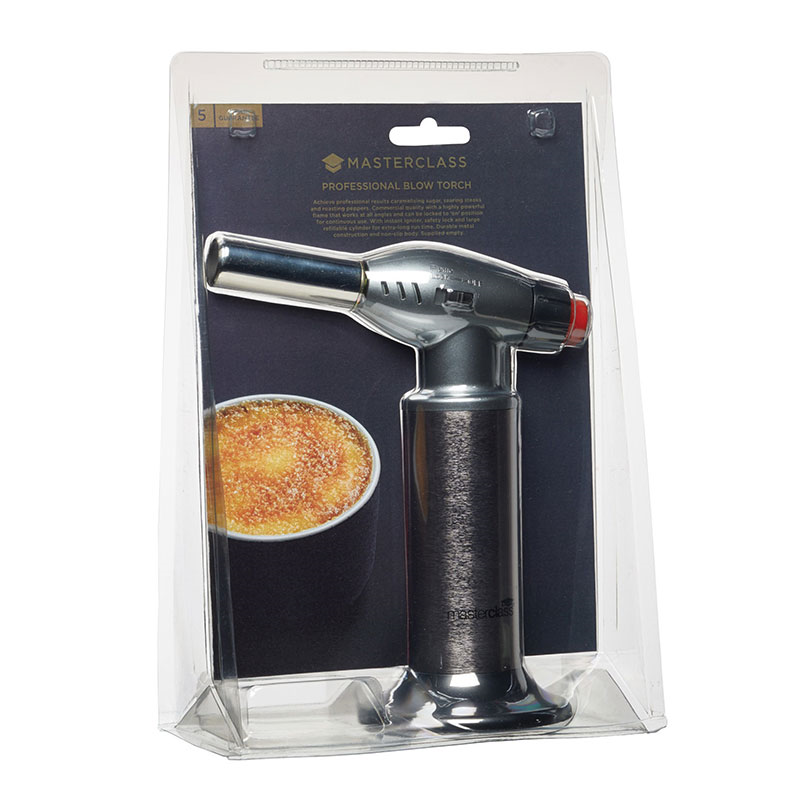 Professional cooks blow torch, chrome-7