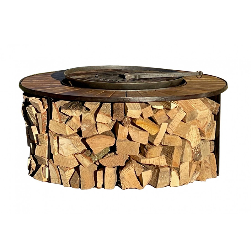 Firebowl Table, D120cm x H52cm, Black-2