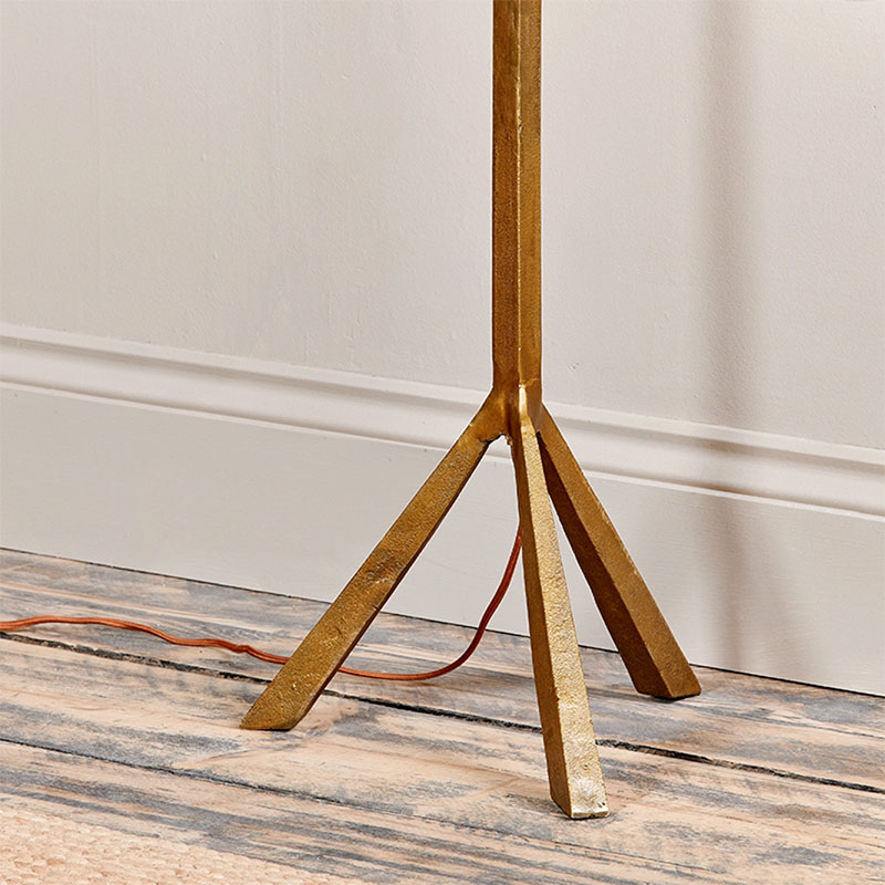 Sahhil Tripod Floor Lamp, H138cm, Antique Brass-2