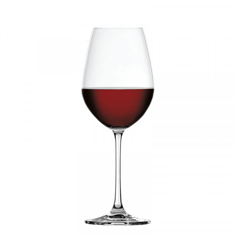 Salute Set of 4 Red Wine Glasses, 550ml, Clear-2