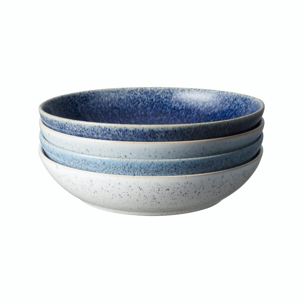 Studio Blue Set of 4 pasta bowls, 22 x 5cm, Blue Tones-0