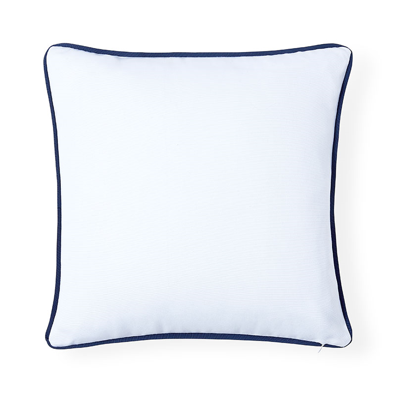 Postiano Outdoor Cushion, 46 x 46cm, Navy/Ivory-1