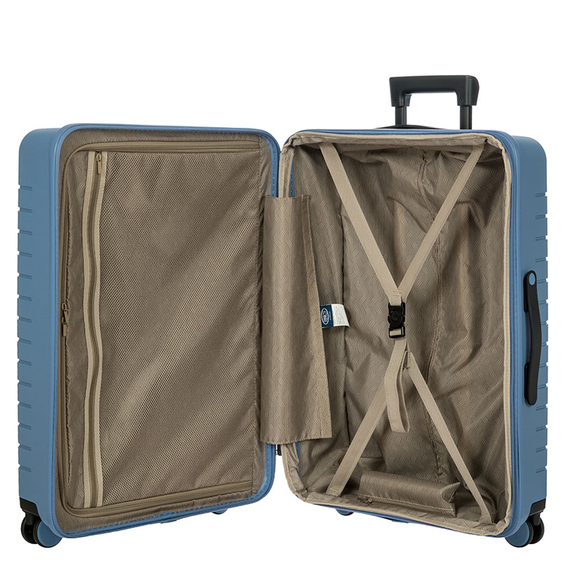 Ulisse Expandable Suitcase, H71 x L49 x W28cm, Grey Blue-4