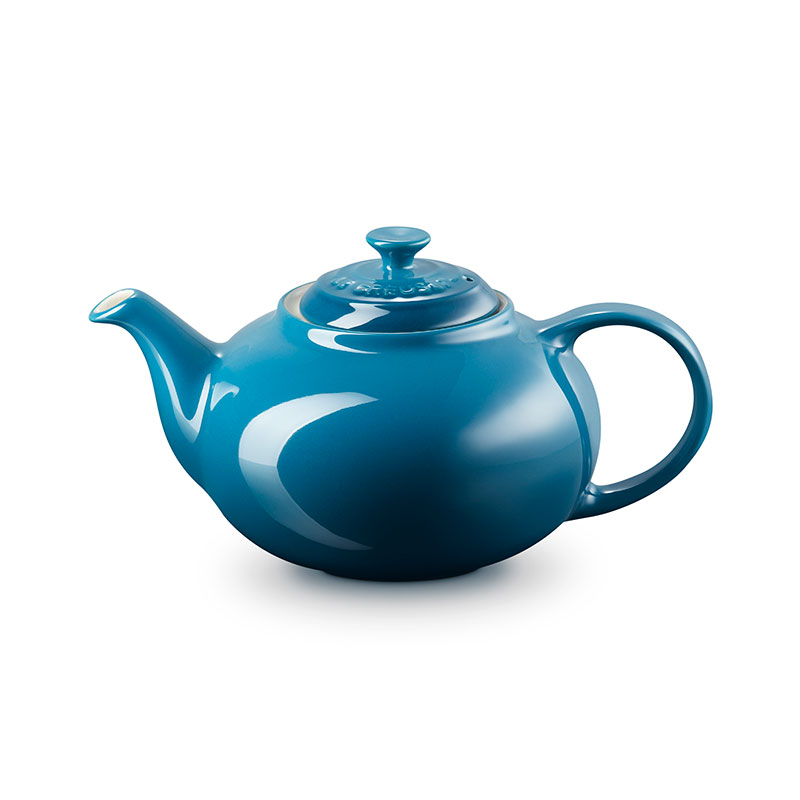 Stoneware Grand teapot, 1.3L, Deep Teal-1