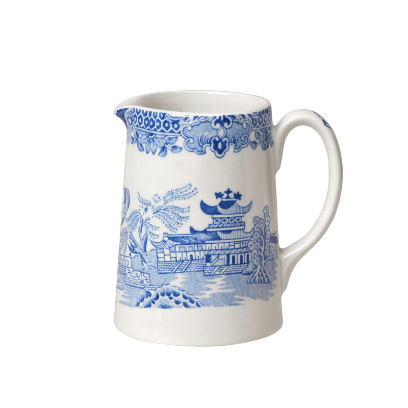 Blue Willow Tankard Jug, 284ml-0