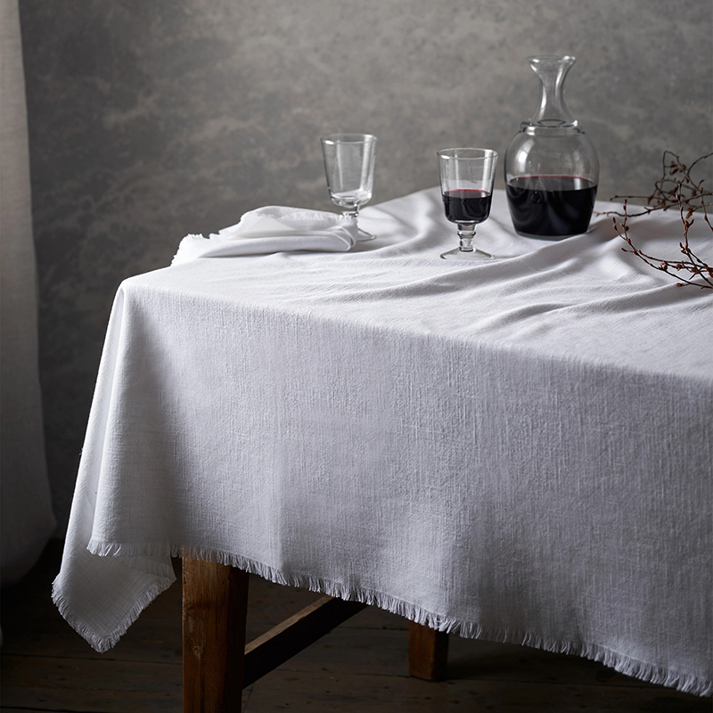 Camber Soft Wash Tablecloth, 230 x 140cm, Natural-1