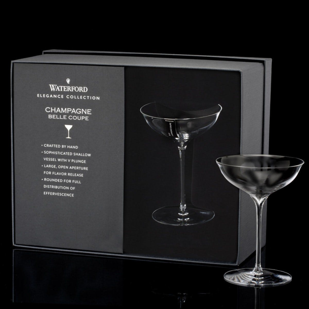 Elegance Collection Pair of champagne belle coupes-1